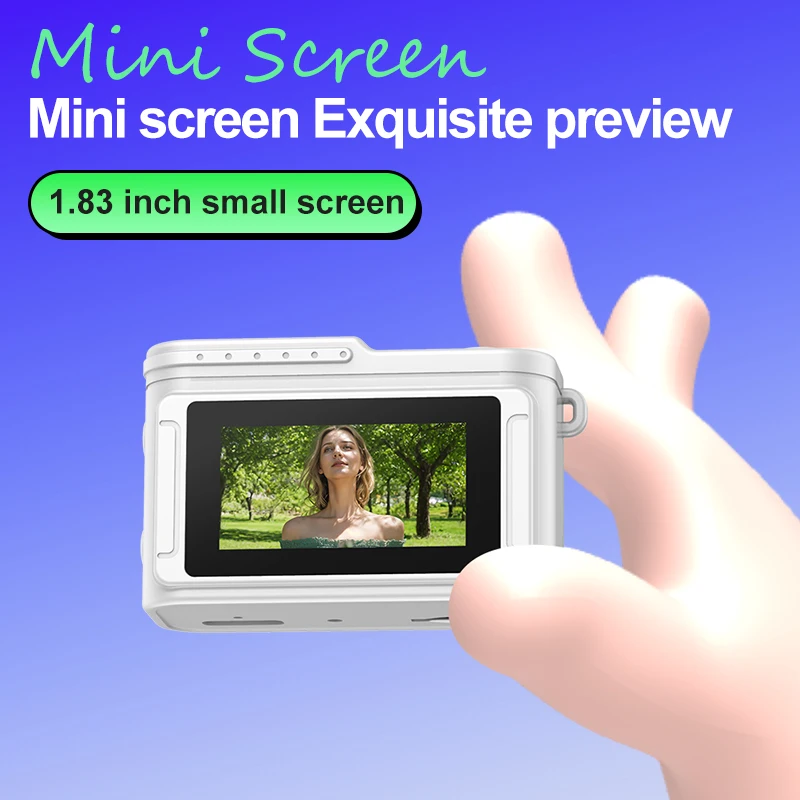 HY-MN01 Çocuklar İçin Özelleştirilmiş  Retro Mini Dijital Kamera Yüksek Çözünürlüklü Yaşam Cmos Görüntü Sensörü Fotoğraf Video Kaydı Yapabilen